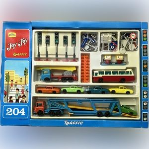 Vtg 70’s/80’s Joy-Toy TRAFFIC 204 Set. GREECE